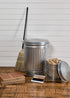 VSI Little Giant Garbage Can Galvanized with Lid Round 31 Gallon - Poudre Pet and Feed Supply